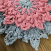 Rond Gehaakt Tafelkleed – Handgebreid Katoen – Boho Stijl