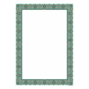 Tazhib A4 Papier Model Vis – 10 Stuks