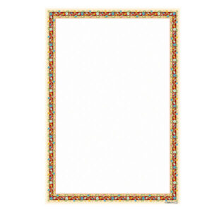 Oranje Tazhib A4 Papier (100x)