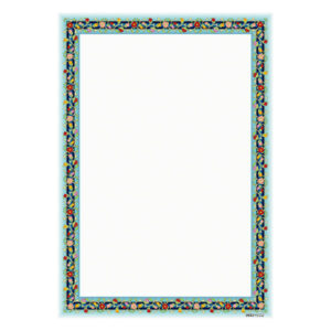 Tazhib A5 Papier Model Roos – 100 Stuks