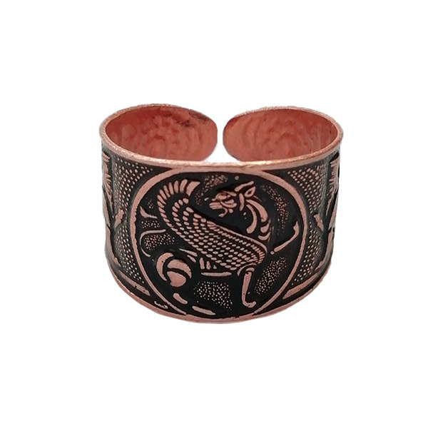 Koperen Sieradenset Winged Lion – Perzisch Design