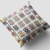 Perzische Kilim Kussenhoes – Handgeweven Wit Ontwerp
