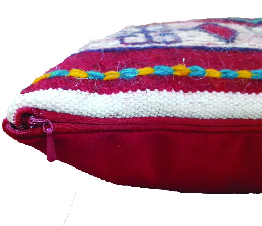Perzische Kilim Kussenhoes – Handgeweven Sonati Ontwerp