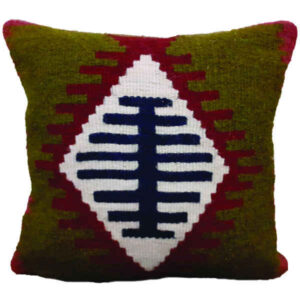 Perzische Kilim Kussenhoes – Handgeweven Jajim Ontwerp