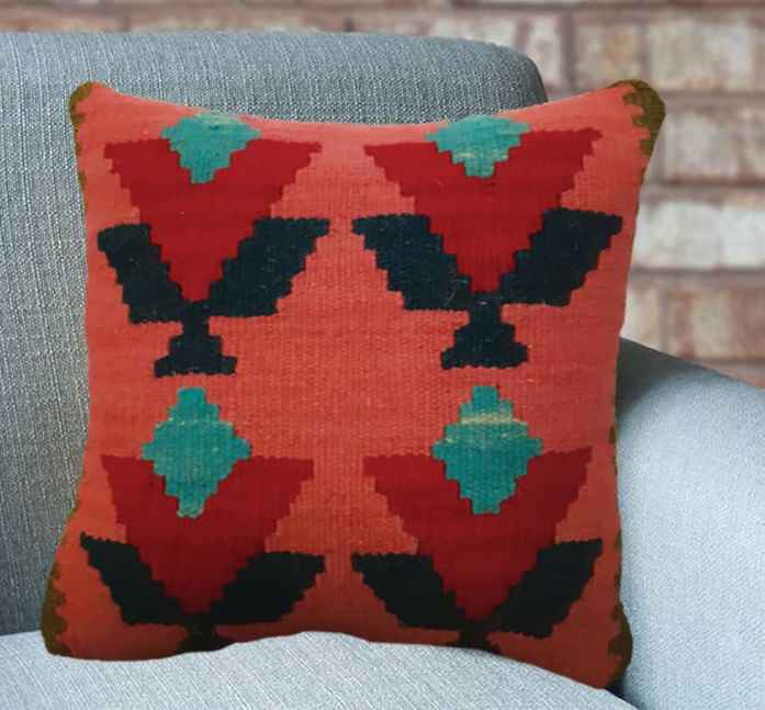 Perzische Kilim Kussenhoes – Handgeweven Stijlvol Ontwerp