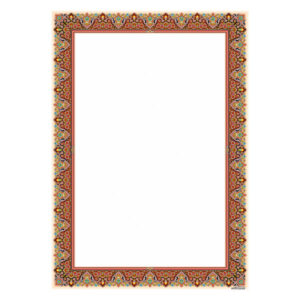 Tazhib Papier A4 Model Vis – 100 Stuks (Heruitgave)