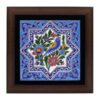 Decoratieve Perzische Ceramic Tile in Lijst – Ster