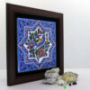 Decoratieve Perzische Ceramic Tile in Lijst – Ster