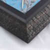 Ingelijste Islamitische Calligraphy Marquetry Houten Inlegwerk Kunst Allah