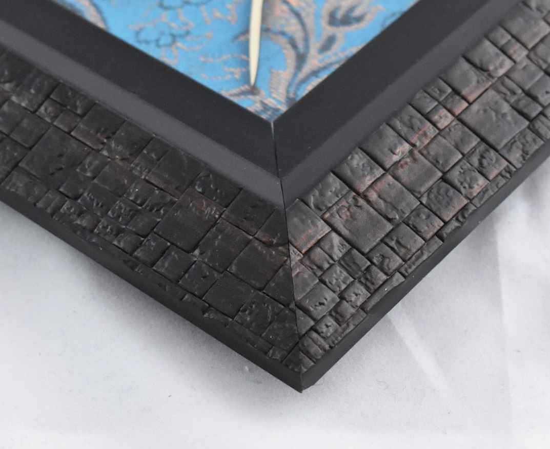 Ingelijste Islamitische Calligraphy Marquetry Houten Inlegwerk Kunst Allah