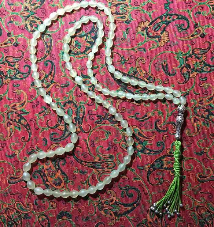 Islamitische Afghan Shah Maghsoud Rosary Gevoerd met 101 Gebed Parels Tasbih