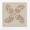 Islamitische Houten Print Kunst – 4 Quls Wandkunst