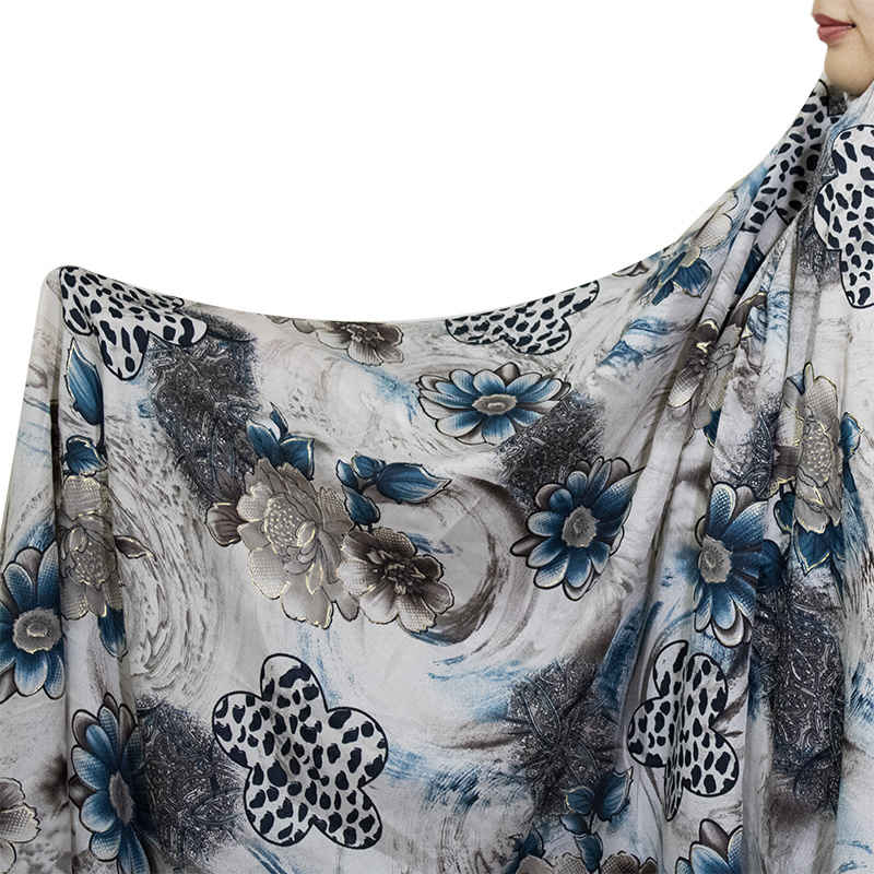 Elegante gebedsjurk met zeemotief – Iraanse chador met print (Sahel)