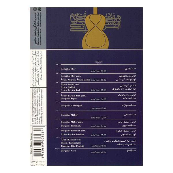 Radif van Zeven Dastgahs – Mousa Maroufi – Klassiek Muziekalbum
