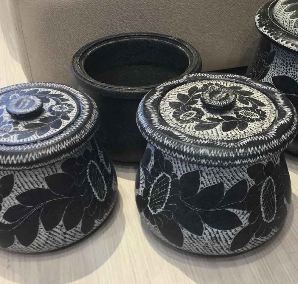 Perzische stenen Dizi pot met deksel voor het koken van Abgoosht – Varna