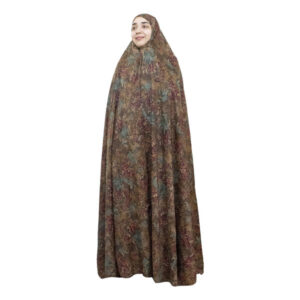 Iraanse Culturele Chador voor Vrouwen – Wit met Bloemen