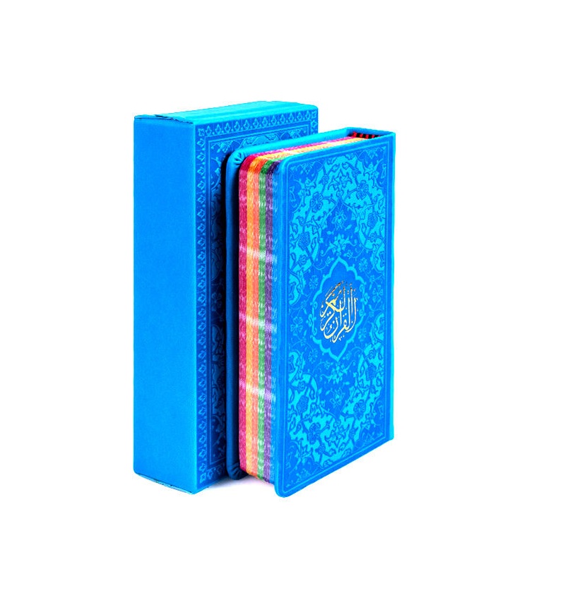 Blauwe Arabische Koran Boek met Frame
