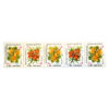 Verzameling van 5 Commemoratieve Postzegels van Iraanse Flora Deel 2