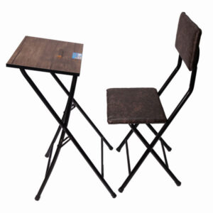 Luxe Houten Gebedsstoel & Tafel – Donkerbruin