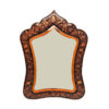 Gegraveerd Perzisch Koperen Spiegel Frame & Kandelaren Set – Ghalamzani