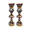 Perzische Kristallen Luster Lamp Traditionele Laleh Vorm Blauw