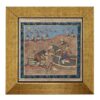 Decoratieve Perzische Framed Tegel – Shahnameh Geïnspireerd: Gevecht