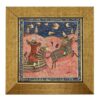 Decoratieve Perzische Framed Tegel – Shahnameh Geïnspireerd: Paarden