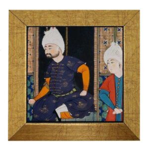 Decoratieve Perzische Framed Tegel – Shahnameh Geïnspireerd: Karen