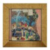 Decoratieve Perzische Framed Tegel – Shahnameh Geïnspireerd: Natuur