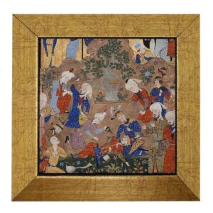 Decoratieve Perzische Framed Tegel – Shahnameh Geïnspireerd: Sobrana
