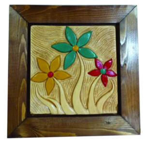 Decoratieve Perzische Keramische Kunst Model Bloem