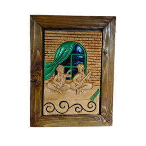Decoratieve Perzische Keramische Kunst Model Delnavazan