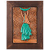 Decoratieve Perzische Keramische Kunst Model Mahtab