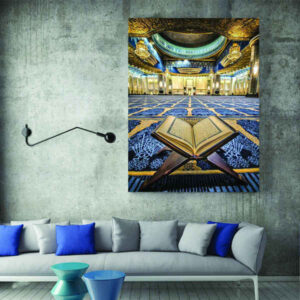 Islamitische Houtdruk Art – Quran Decoratie Wandkunst