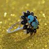 Zilveren Ring met Neyshabur Turkoois Saba – Sterling Zilver
