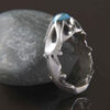 Zilveren Ring met Neyshabur Turkoois Earth – Perzisch Design