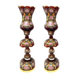 Perzische Kristallen Luster Lamp Traditionele Laleh Vorm Vogels