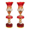Perzische Kristallen Luster Lamp Traditionele Laleh Vorm Roos