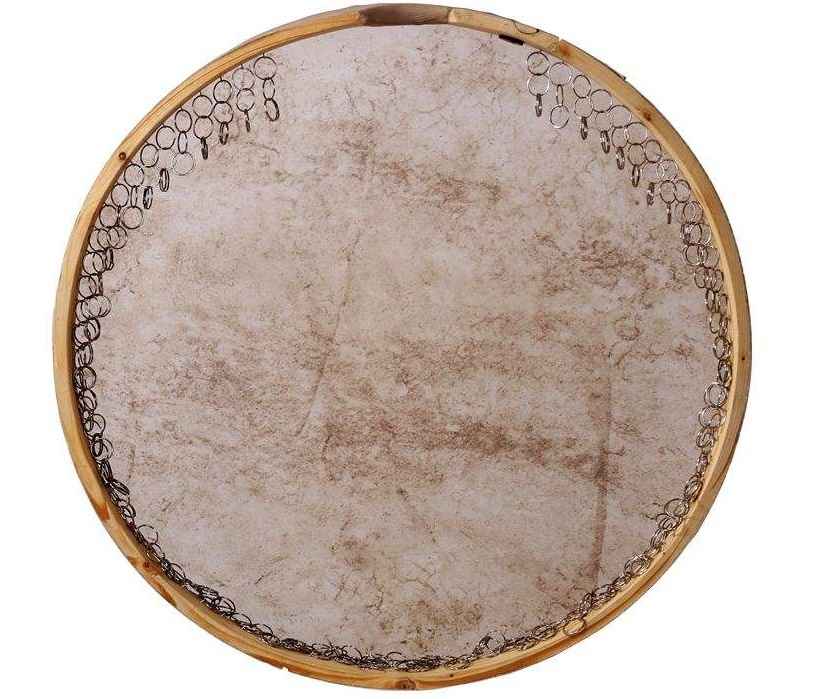 Perzische Daf Trommel – Sama 1 Stempel – Traditioneel Hout