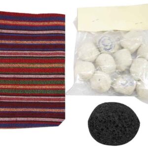 Sefidab Roshor Set – Natuurlijk Iraans Masker met Badmuts & Puimsteen