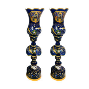 Perzische Kristallen Luster Lamp Traditionele Laleh Vorm Shah Abbasi