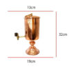 1/5 Liter Gehamerde Koperen Watertank G640