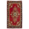 Vintage Perzisch Baluchistan Bidgol Tapijt (Bloemenmedaillon) - Rode Wol
