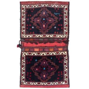 Vintage Perzische Zadel Tas – Handgeweven & Tweedehands Tōbrag 102268