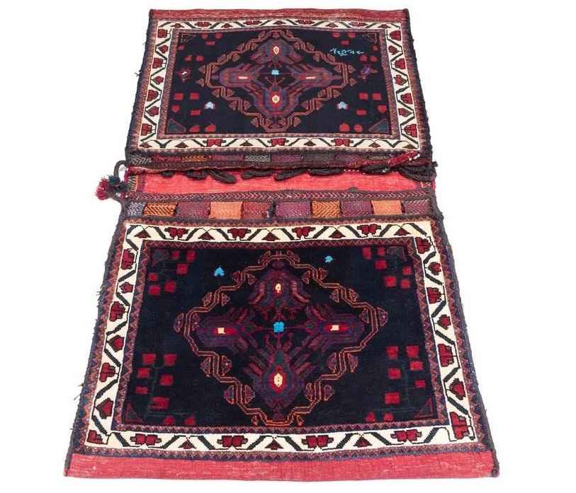 Vintage Perzische Zadel Tas – Handgeweven & Tweedehands Tōbrag 102268