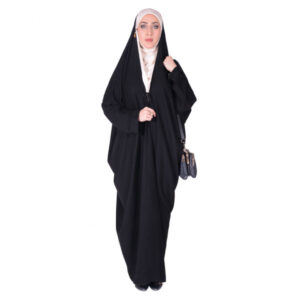 Islamitische Arabische Zwarte Chador Abaya Hejab met Mouwen voor Vrouwen en Bidden – Emirati