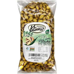Gezouten Saffraan-gearomatiseerde Iraanse Pistachenoten – Fandoghi Variëteit, 1350 g