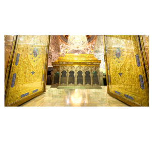 Imam Hussain’s Heiligdom – Islamitisch Wandkleed Banner