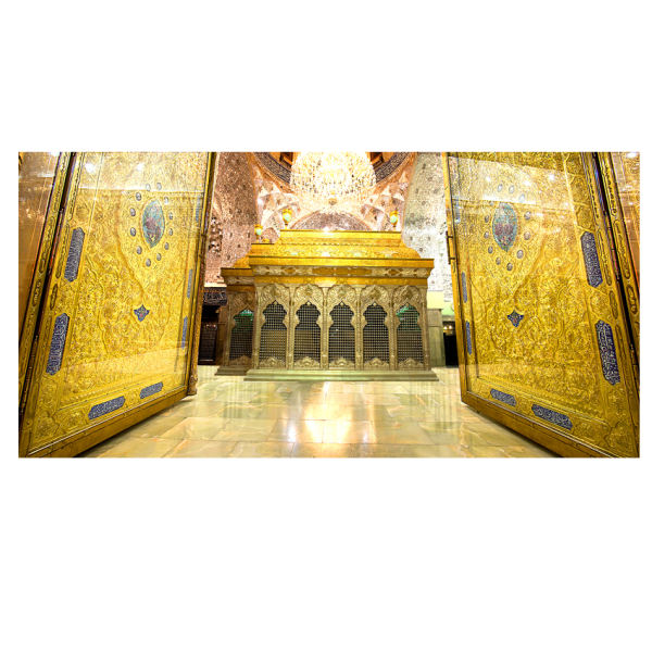 Imam Hussain’s Heiligdom – Islamitisch Wandkleed Banner