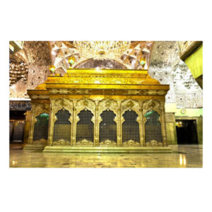 Imam Hussain’s Heiligdom – Islamitisch Wandkleed Banner